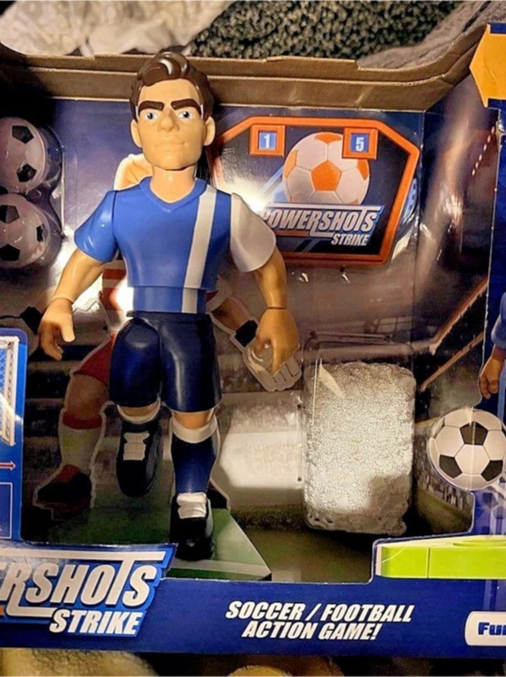 Funrise PowerShots Strike Soccer Action Game NWT